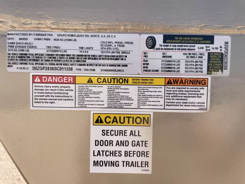 new Stock / Stock Combo Trailers GR Trailers Other for sale, in Seminole, TX Thumbnail 10