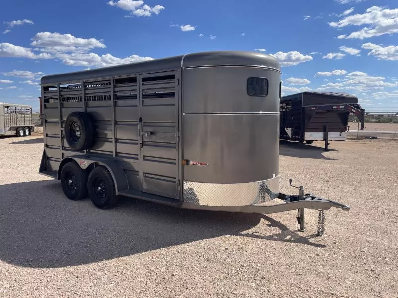 2025 GR Trailers 6' x 16' Bumper Pull Stock Trailer