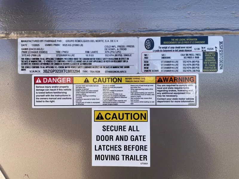 new Stock / Stock Combo Trailers GR Trailers Other for sale, in Seminole, TX Thumbnail 9