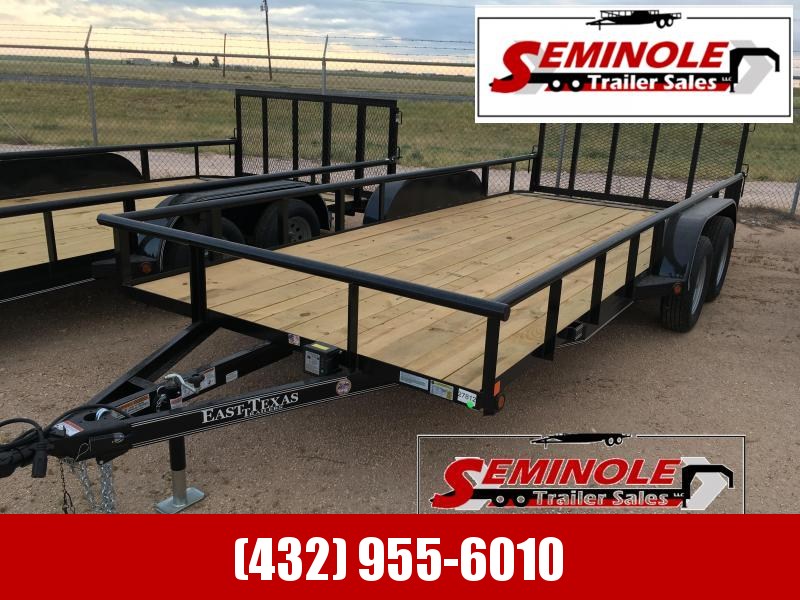 2022 East Texas 83"X18' Utility Trailer Seminole TX 2022 East Texas 83"X18' Utility Trailer Seminole TX