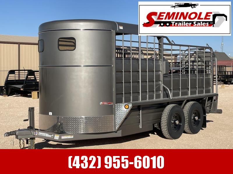 2021 GR Trailers 6' x 16' Bumper Pull Tamden Axle Stock Trailer (BFST6016W07LR) Livestock Trailer 2021 GR Trailers 6' x 16' Bumper Pull Tamden Axle Stock Trailer (BFST6016W07LR) Livestock Trailer