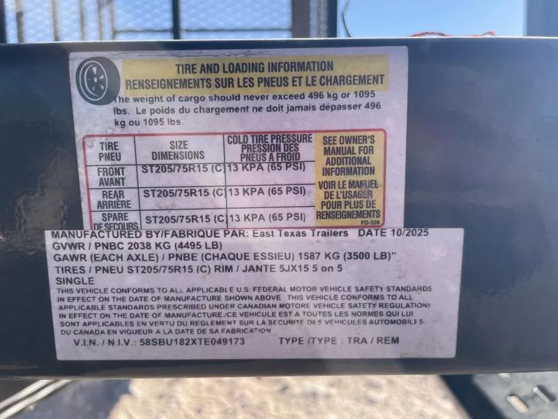 new Other Trailers East Texas Trailers  for sale, in Seminole, TX Thumbnail 8