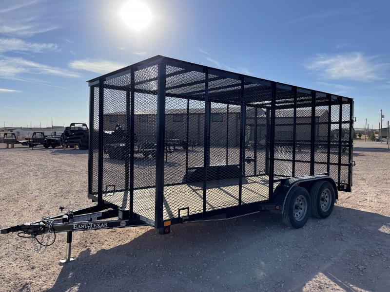 2023 East Texas Trailers 83"X16' Trash TrailerTT8316032 Seminole