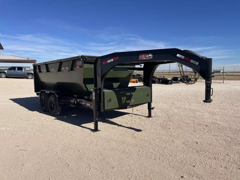 2026 GR 83"X14' GOOSENECK ROLL OFF DUMP TRAILER