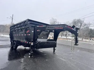 2026 Horizon Trailer RDZ 15.7K GN Hoist 16' W/ Three 15 Yard Bins, Auto