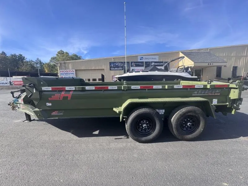 2026 Horizon Trailer EZ7 14K GVWR 83'' x 14' Dump w/ Mounting Brackets
