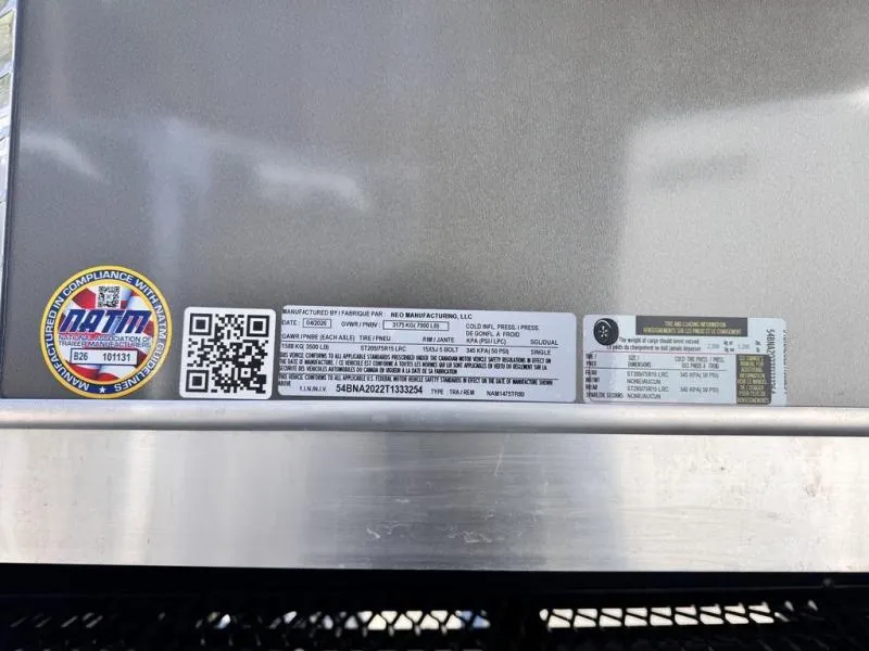 used Cargo (Enclosed) Trailers NEO Trailers  for sale, in Burnt Hills, NY Thumbnail 2