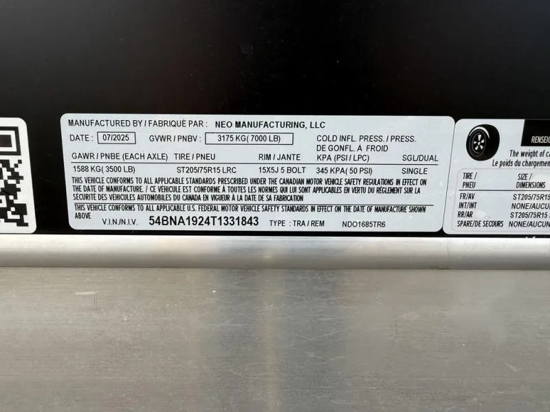 new Cargo (Enclosed) Trailers NEO Trailers  for sale, in Ballston Lake, NY Thumbnail 26