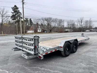 2026 Brandt Trailers UBE720 7X20' Premium Galvanized Equipment Trailer