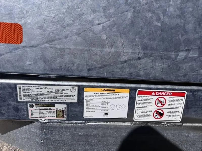 new Dump Trailers K-Trail  for sale, in Ballston Lake, NY Thumbnail 17