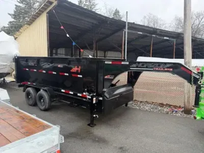 2026 Horizon Trailer RDZ 16' GN Roll Off W/ One 15 Yard Bin, Auto Tarp 