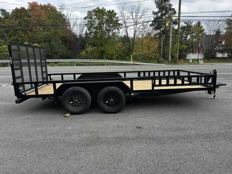 2026 Load Trail UE8316 7X16' Tandem Axle Utility Trailer W/Side Ra