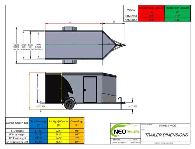 new Cargo (Enclosed) Trailers NEO Trailers  for sale, in Burnt Hills, NY Thumbnail 5