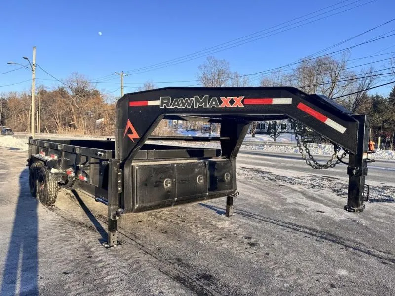 2026 Rawmaxx Trailers LPX GN 16' x 83" Dump 