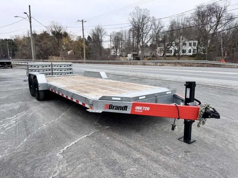 2026 Brandt Trailers UBE720 Premium 7X20' Equipment Trailer 14900 GVWR 