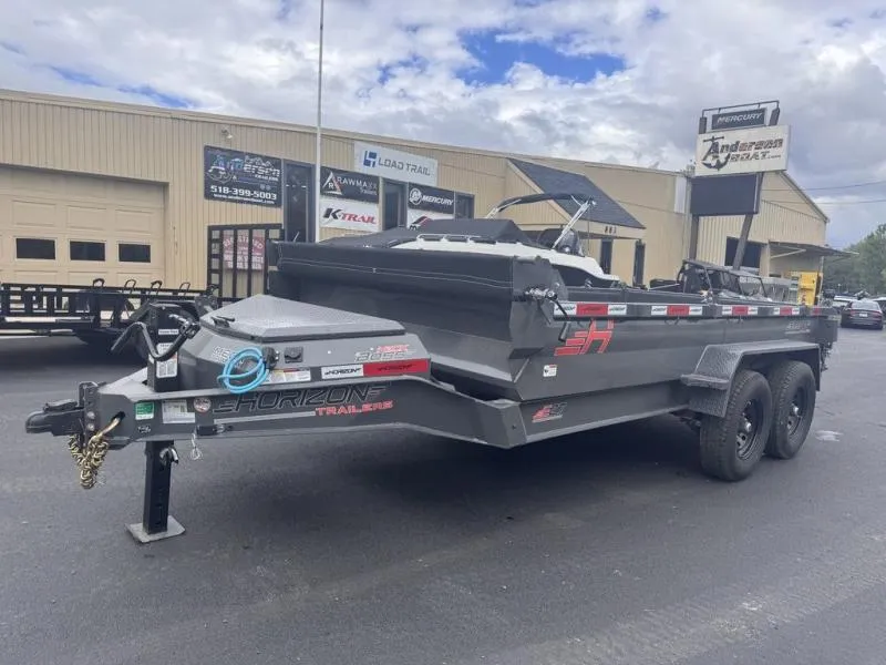2026 Horizon Trailer EZ7 14K GVWR 83'' x 14' Dump w/ Mounting Brackets 