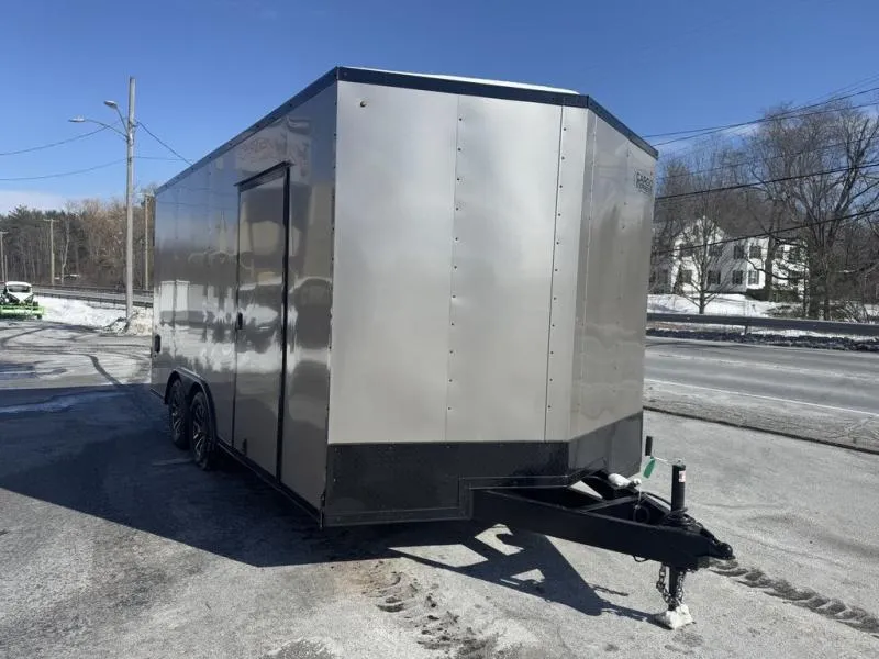 2026 Cargo Express EX DLX 8.5X16' 7K w/Ramp, Added Height, Black Out  