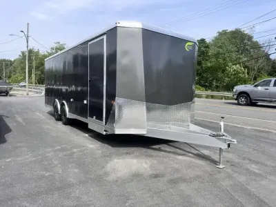 2026 NEO Trailers NACX2485 8.5X24' Enclosed Car Hauler w/ Escape Door, Cabinet Pkg, +6" Hgt