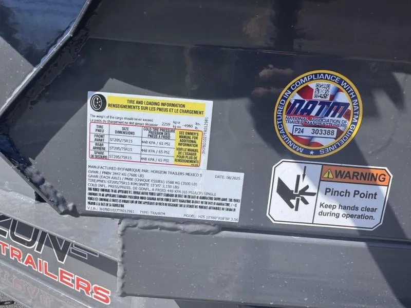 new Dump Trailers Horizon Trailers  for sale, in Burnt Hills, NY Thumbnail 18