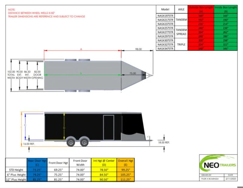 new Cargo (Enclosed) Trailers NEO Trailers  for sale, in Burnt Hills, NY Thumbnail 7