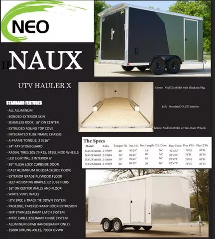 new Cargo (Enclosed) Trailers NEO Trailers  for sale, in Burnt Hills, NY Thumbnail 4