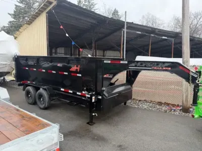 2026 Horizon Trailer RDZ 16' GN Roll Off W/ One 15 Yard Bin, Auto Tarp 