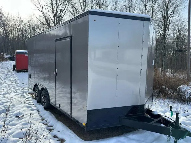 2026 Cargo Express EX DLX 8.5X16' 7K w/Ramp, Added Height, Black Out