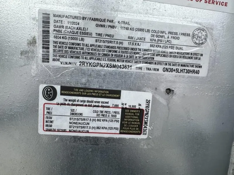 new Equipment / Flatbed Trailers K-Trail  for sale, in Burnt Hills, NY Thumbnail 149