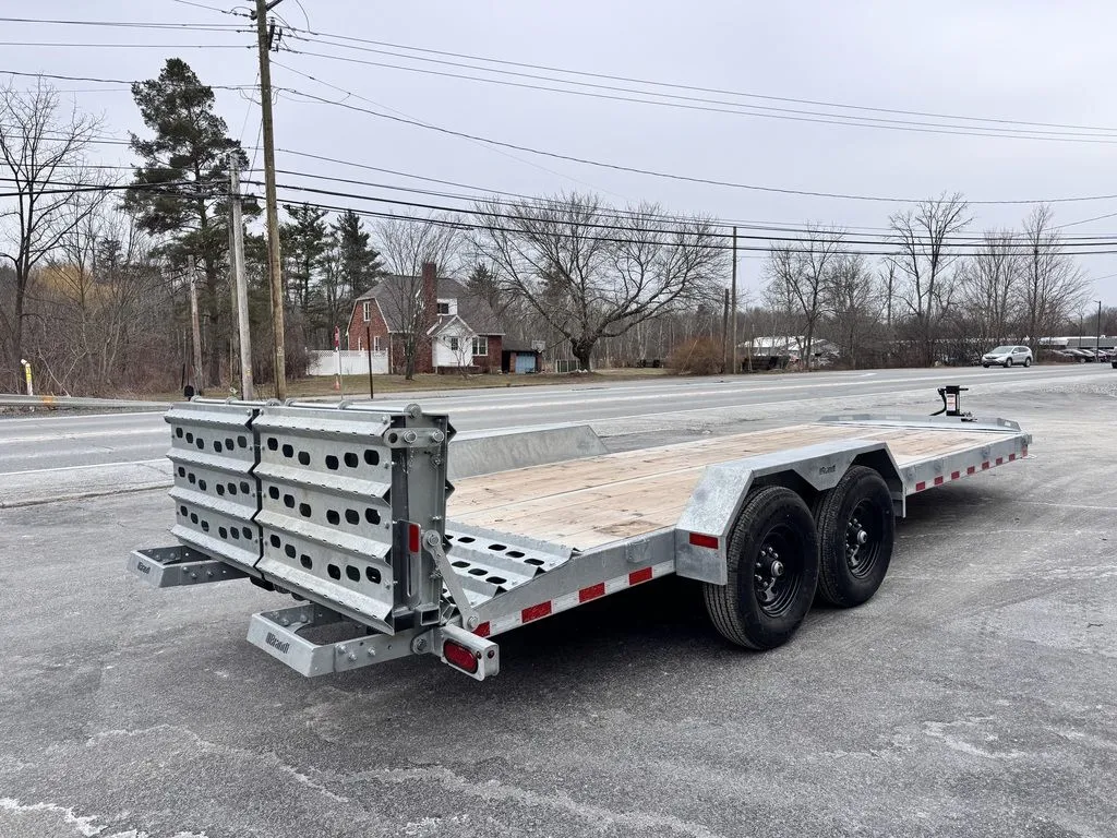 2027 Brandt Trailers UBE720 7x20' Premium Galvanized Equipment Trailer 14900 GVWR 