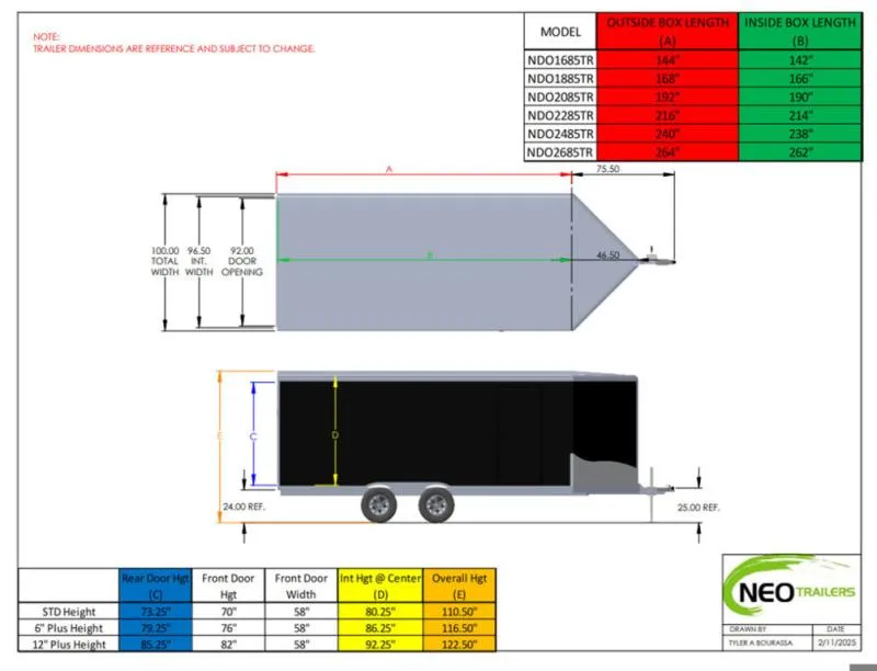 new Cargo (Enclosed) Trailers NEO Trailers  for sale, in Ballston Lake, NY Thumbnail 4