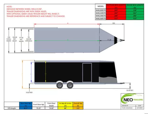 new Cargo (Enclosed) Trailers NEO Trailers  for sale, in Ballston Lake, NY Thumbnail 3