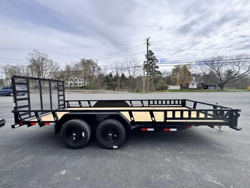 2026 Load Trail UE 7X18' Angle Frame Utility 7K GVWR W/Sideload 