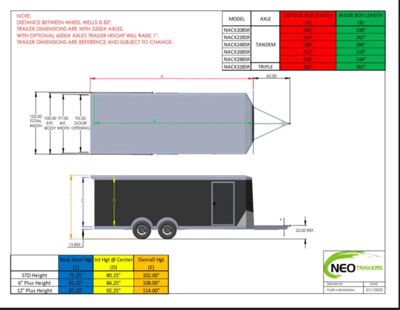 new Cargo (Enclosed) Trailers NEO Trailers  for sale, in Ballston Lake, NY Thumbnail 66