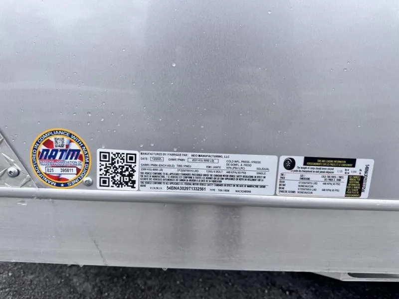 new Cargo (Enclosed) Trailers NEO Trailers  for sale, in Burnt Hills, NY Thumbnail 26