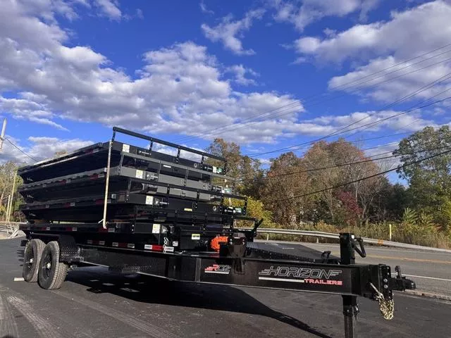 2026 Horizon Trailer RDZ 15.2K BP Hoist 16' w/ One 16' Flatdeck 