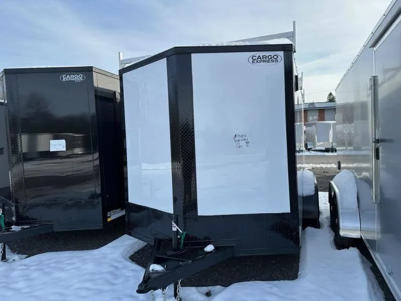 2026 Cargo Express EX DLX 7X14' 7K w/Ramp Added Height Black Out Edt 