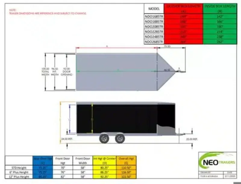 new Cargo (Enclosed) Trailers NEO Trailers  for sale, in Ballston Lake, NY Thumbnail 3