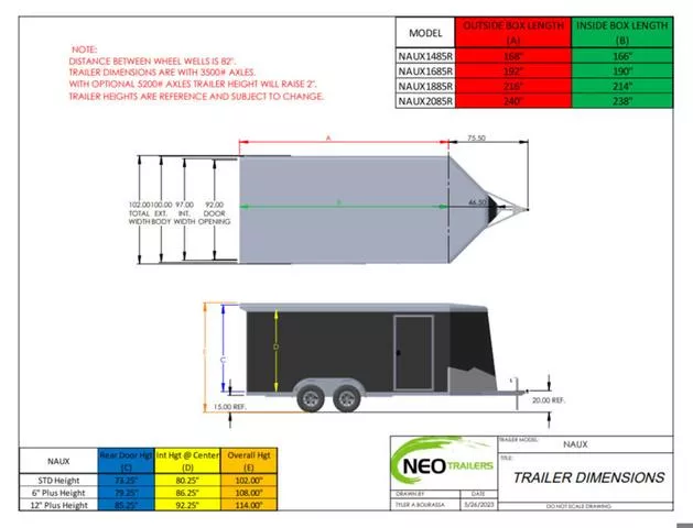 new Cargo (Enclosed) Trailers NEO Trailers  for sale, in Burnt Hills, NY Thumbnail 5