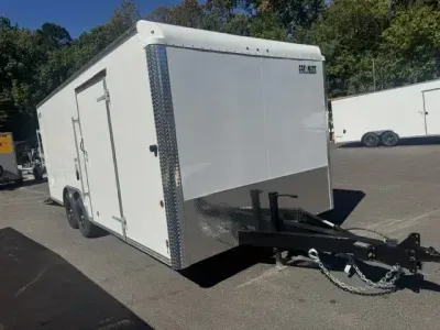2026 Car Mate Trailers 8.5x20 Enclosed Landscape Trailer W/ Ext Tongue 2030183