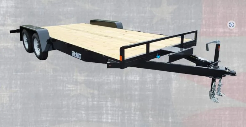 2026 Car Mate 8X18 7K Wood Deck Open Car Trailer 2029529