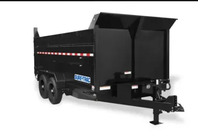 2027 Sure-trac Trailers 82X12 14K Dump Trailer W/ 4' High Sides 2030169