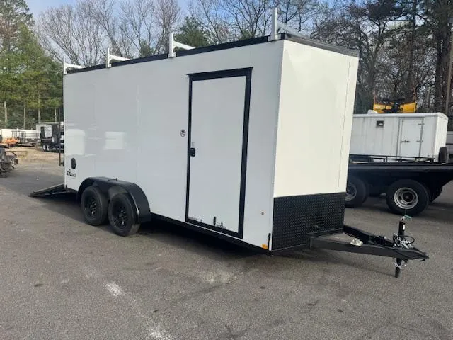 2026 Cargo Express 7X16 Enclosed Cargo Trailer W 6" Add'L HT Black Out Package 2029737