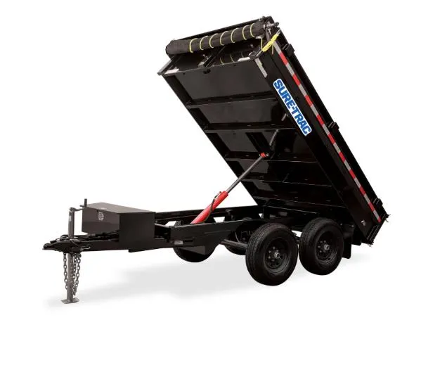 2026 Sure-trac Trailers 6 X 10 Deckover Dump Trailer 10K 2029940