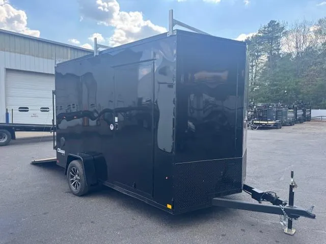 2026 Cargo Express 7x12 Flat Top V-Nose Cargo 7K with Ramp Door 2029803