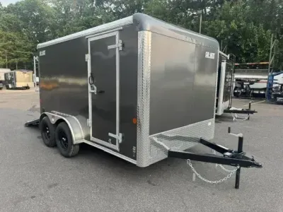 2026 Car Mate 7x12 Enclosed Cargo Trailer with Ramp Door 2030077