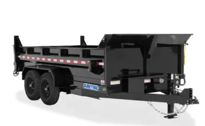 2027 Sure-trac Trailers 82 X 14 14K HD Low Profile Telescopic Dump Trailer 2030195