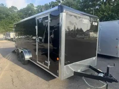 2026 Car Mate 7X18 Enclosed Trailer W/ 6" Add'l Ht 2030075