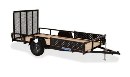 2026 Sure-trac Trailers 6x12 Tube Top ATV Trailer 2029727