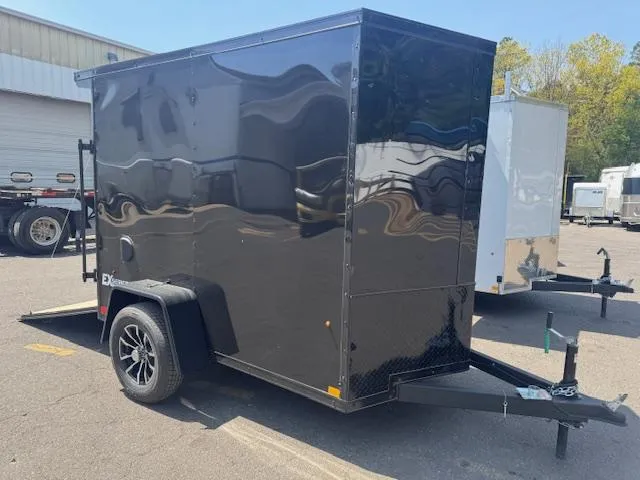 2026 Cargo Express 5X8 Enclosed Cargo Trailer With Ramp Door W/6" Add'l HT & Black Out Package 2