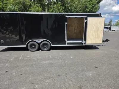 2026 Car Mate 8.5X24 Enclosed Car Trailer 10K W/ Ext Tongue 2030117
